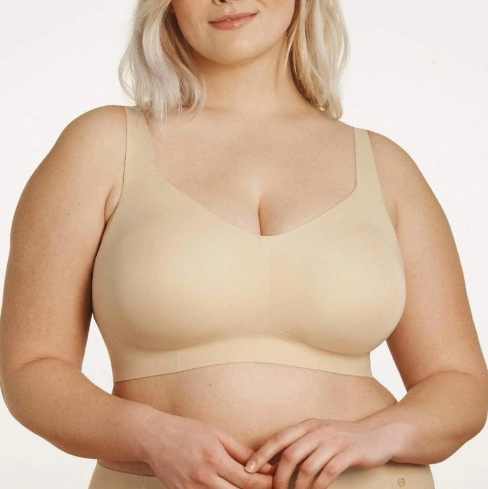 Evelyn Bobbie The Beyond Bra Wireless Nude Color Size 2X